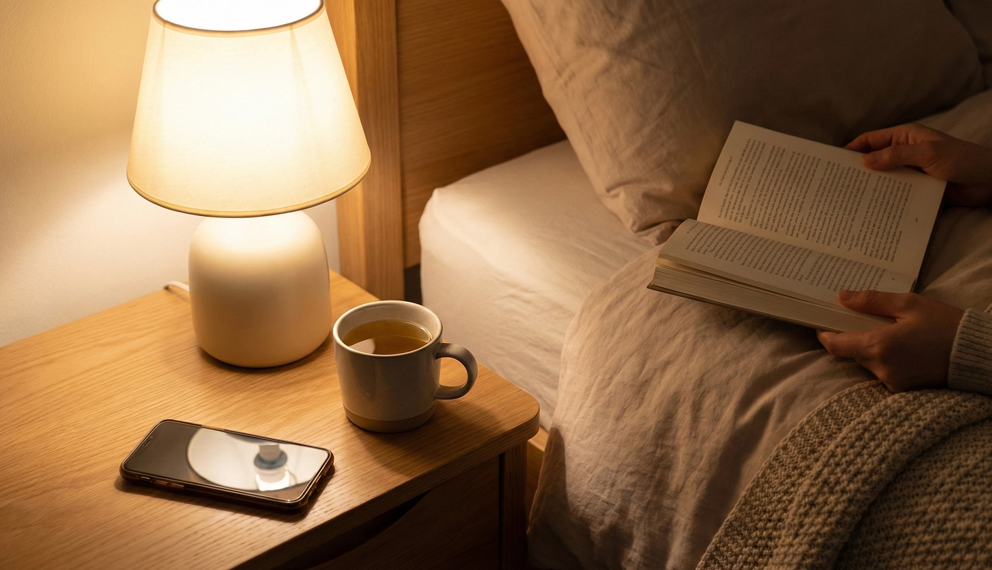 Illustration of evening wind-down